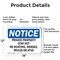 Signmission Private Property Stay Out No Hunting Horses OSHA Notice Sign, Aluminum, 18in W x 12in L, 2PK OS-2PACK-NS-A-1218-L-17862 - alternate 8